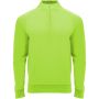 Epiro hossz ujj negyed cipzros uniszex pulver, fluor green