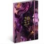 Heti agenda Purple 2025, 13 x 21 cm