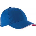 Kup Orlando 6 paneles sapka, Royal Blue/White/Red, U (KP011RO/WH/RE-U)