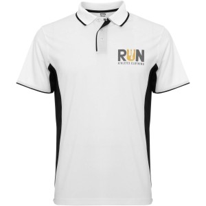 Montmelo rvid ujj uniszex sportpl, white, solid black (T-shirt, pl, kevertszlas, mszlas)