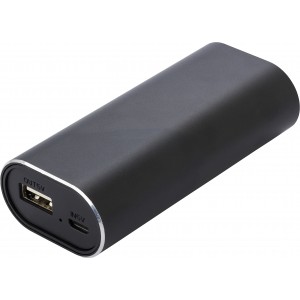 Powerbank flhallgatval, fekete (flhallgat, fejhallgat)