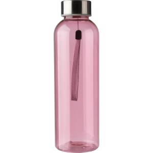 RPET palack, 500 ml, pink (vizespalack)