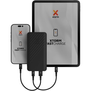 Xtorm XG220 Go2 15W 20.000 mAh gyorstlt powerbank, fekete (powerbank)